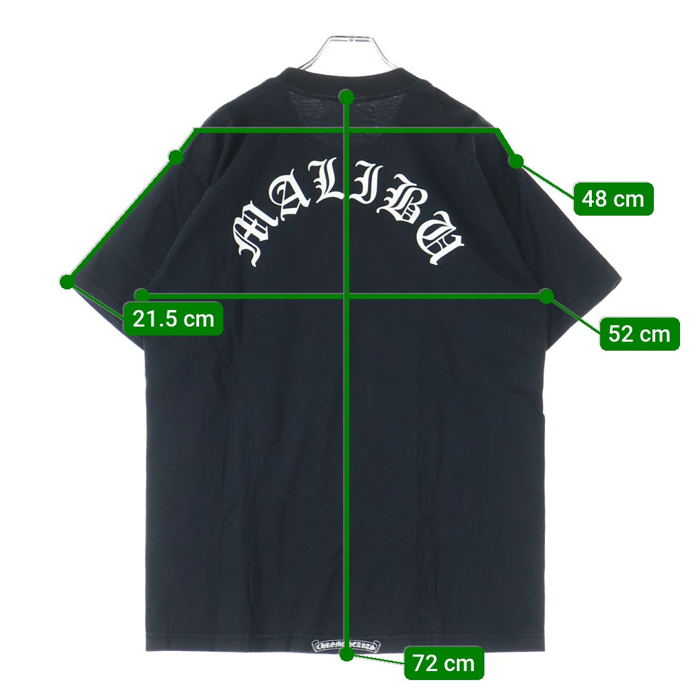 CHROME HEARTS(クロムハーツ) OLD オールド マリブ限定プリント 半袖Tシャツ ブラック