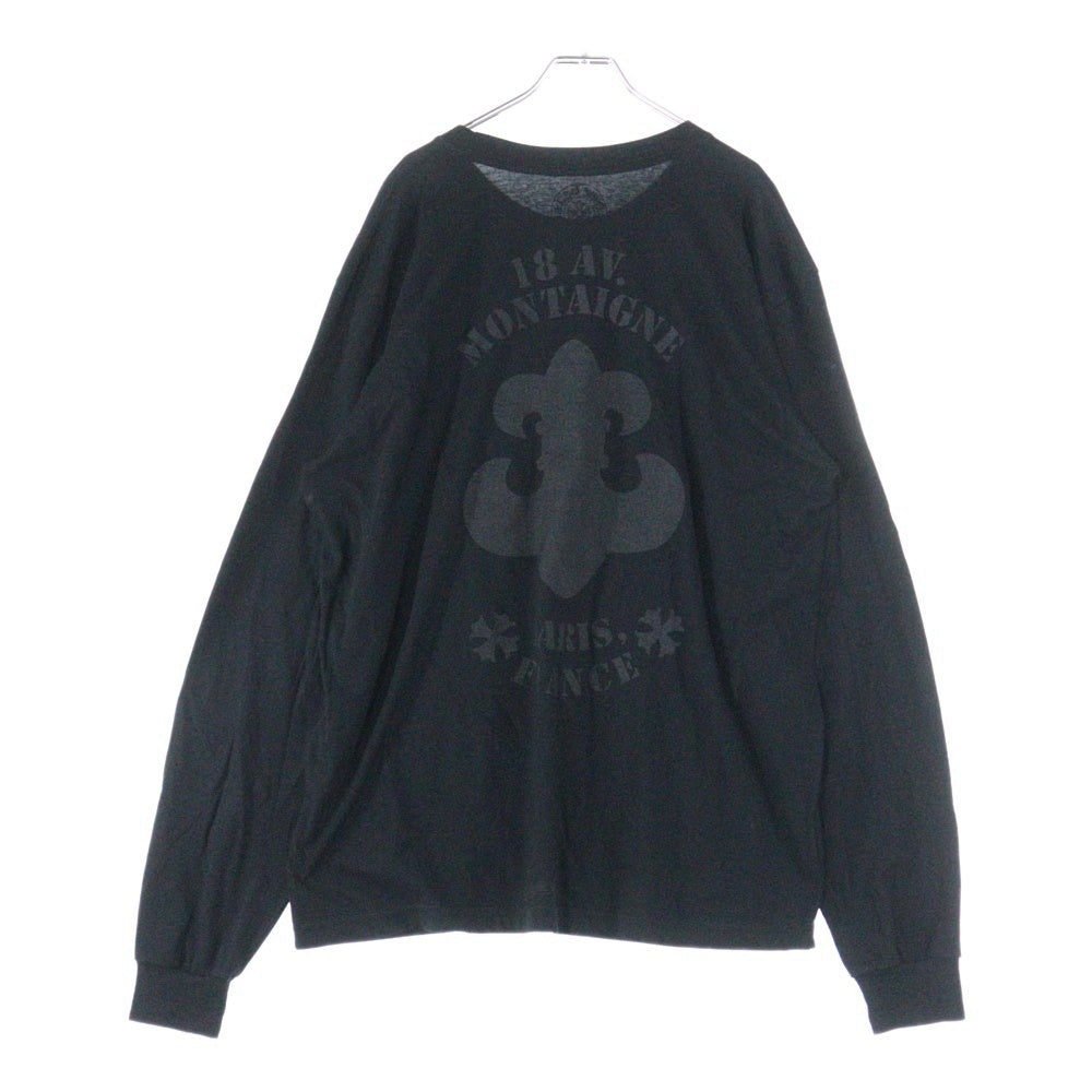 CHROME HEARTS ブラック長袖カットソー Chrome Hearts 長袖カットソー 黒 クロムハーツ CHROME HEARTS