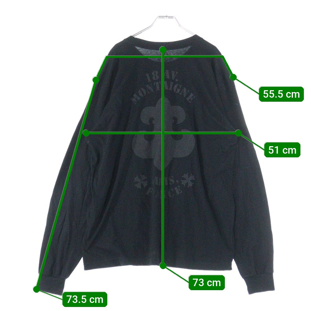 CHROME HEARTS(クロムハーツ) 18 AV. MONTAGE L/S パリ限定 長袖Tシャツ ブラック