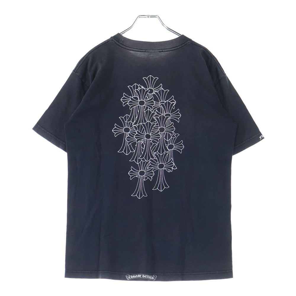 CHROME HEARTS(クロムハーツ) OLD バックセメタリープリント 半袖ポケットTシャツ カットソー ブラック
