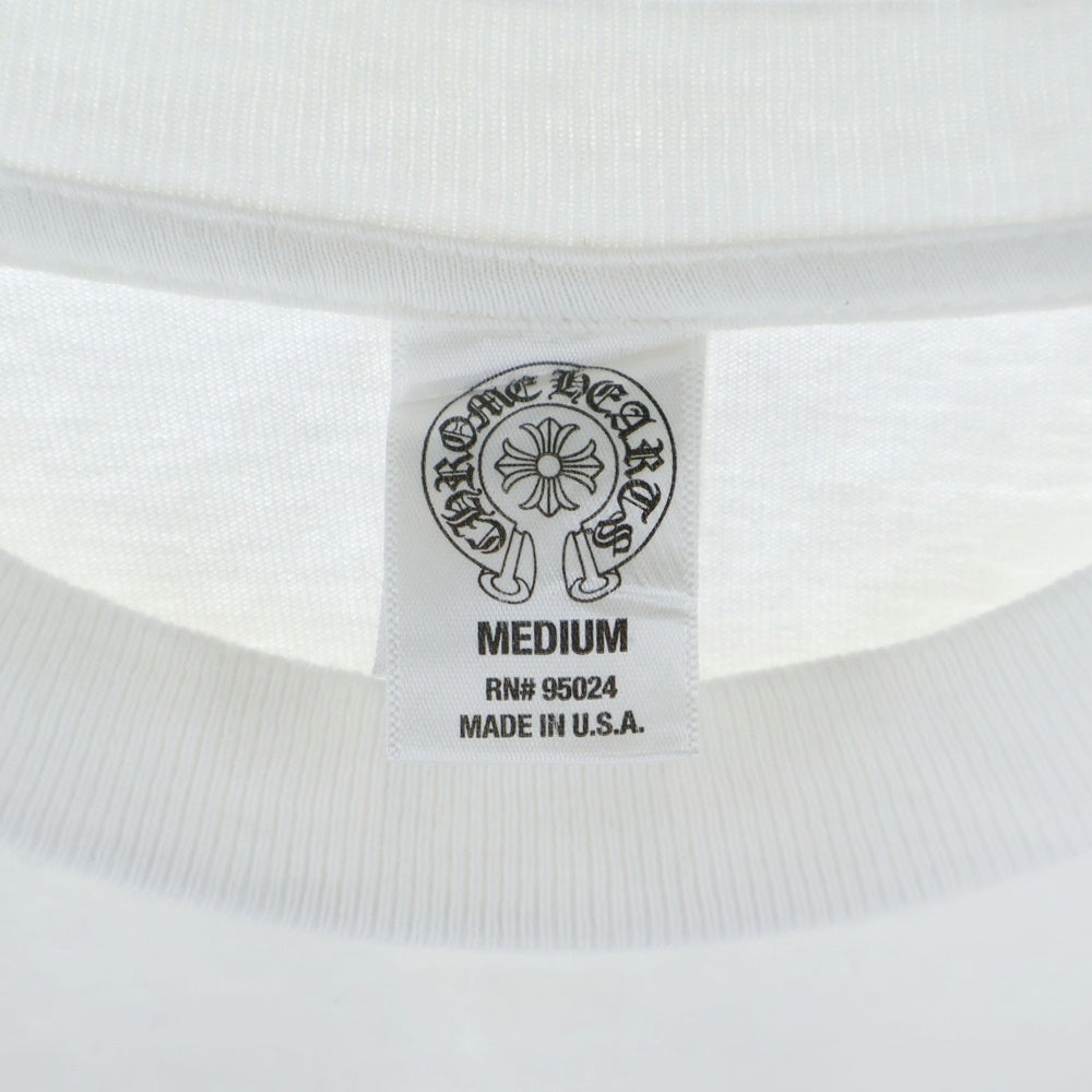 CHROME HEARTS(クロムハーツ) USA Arch Logo S/S Tee アーチロゴ USA 半袖Tシャツ ホワイト