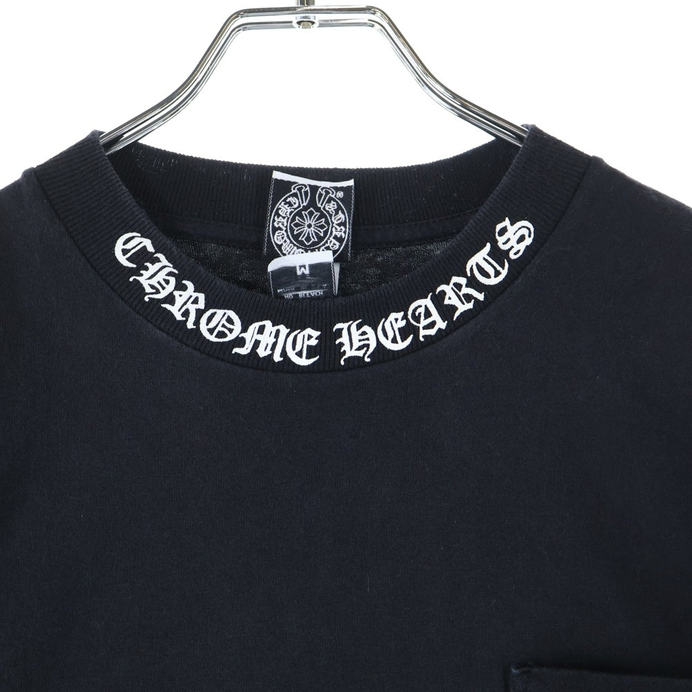 CHROME HEARTS(クロムハーツ) OLD Dagger Neck Logo Tee オールドモデル ダガープリント半袖Tシャツ ブラック