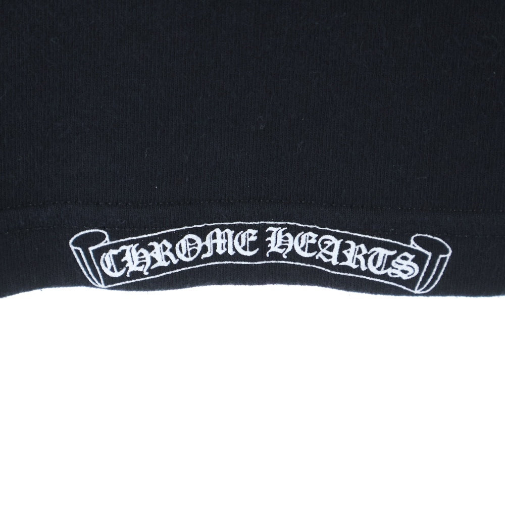 CHROME HEARTS(クロムハーツ) OLD Dagger Neck Logo Tee オールドモデル ダガープリント半袖Tシャツ ブラック