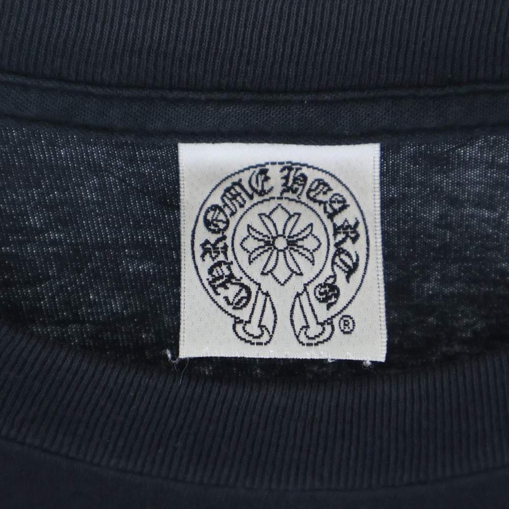 CHROME HEARTS(クロムハーツ) OLD NEW YORK Horseshoe L/S Tee オールド ニューヨーク限定 ホースシュープリント 長袖Tシャツ ロングスリーブカットソー ブラック