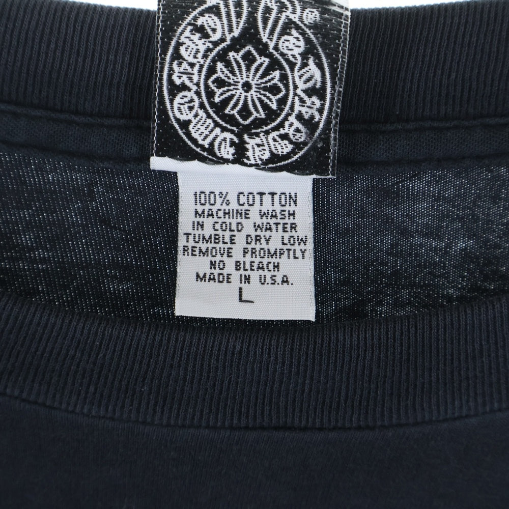 CHROME HEARTS(クロムハーツ) OLD NEW YORK Horseshoe L/S Tee オールド ニューヨーク限定 ホースシュープリント 長袖Tシャツ ロングスリーブカットソー ブラック