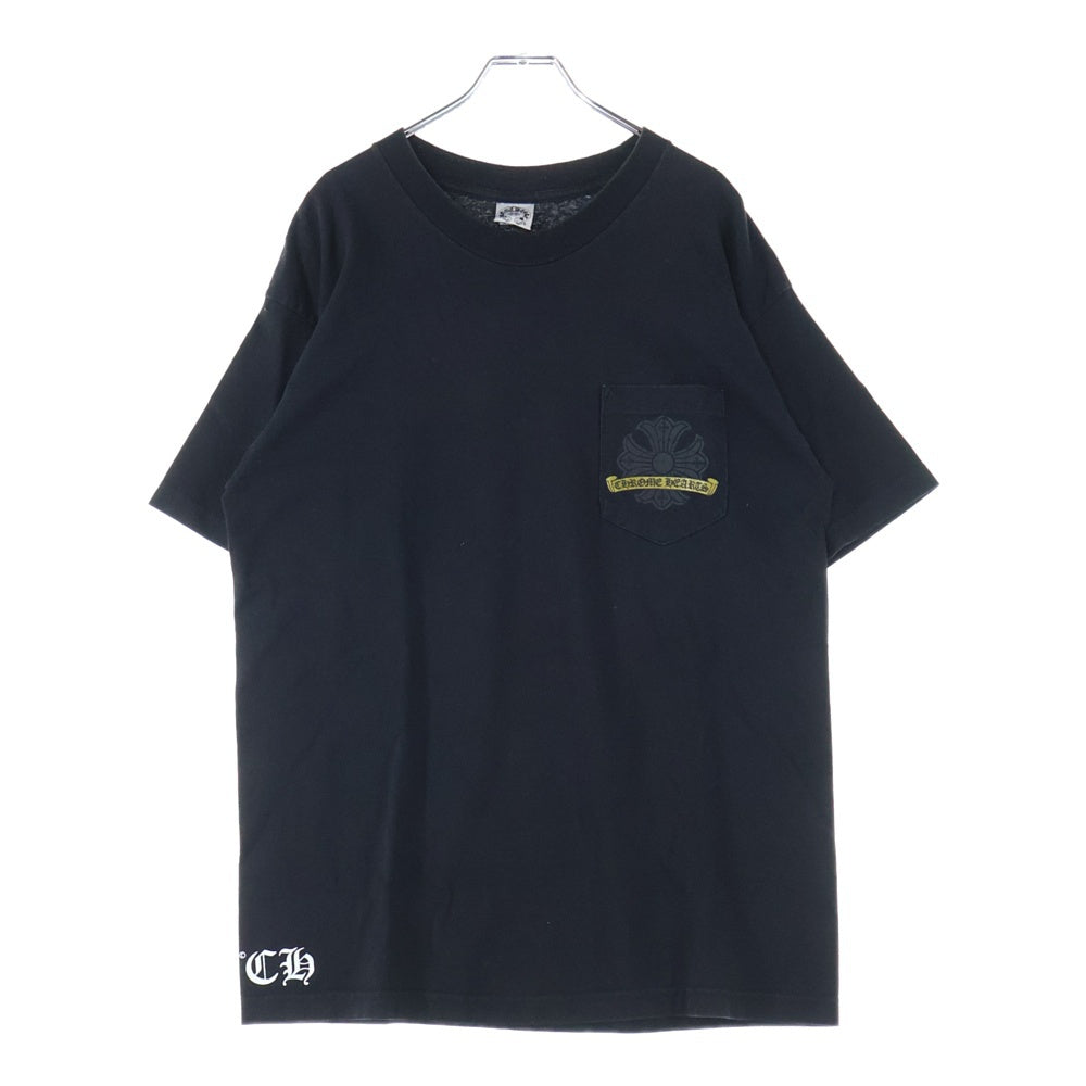 CHROME HEARTS(クロムハーツ) OLD CH PLS S/S TEE オールドバックホースシュープリント 半袖Tシャツ カットソー