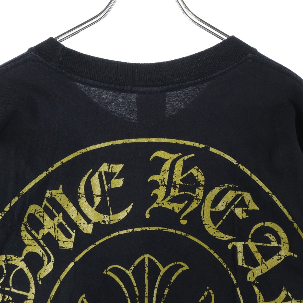 CHROME HEARTS(クロムハーツ) OLD CH PLS S/S TEE オールドバックホースシュープリント 半袖Tシャツ カットソー
