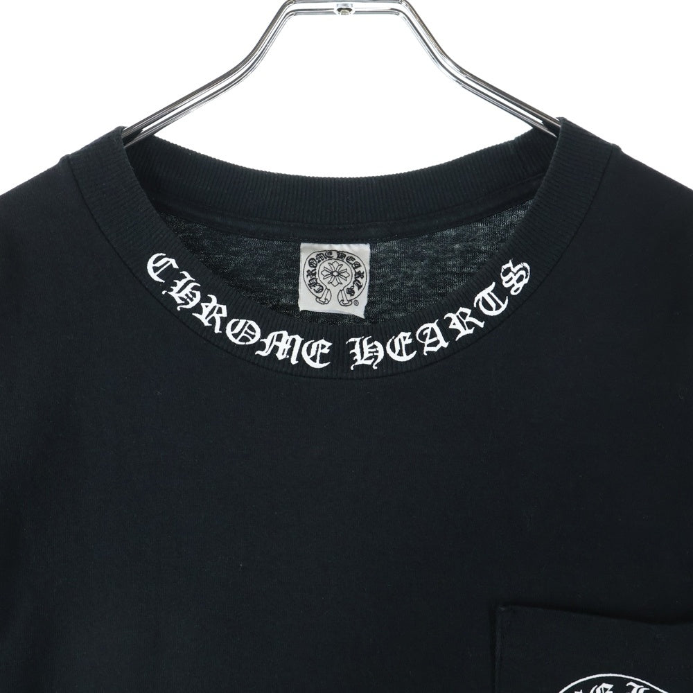 CHROME HEARTS(クロムハーツ) OLD BACK CROSS TEE オールドバッククロス 半袖ポケットTシャツ カットソー ブラック