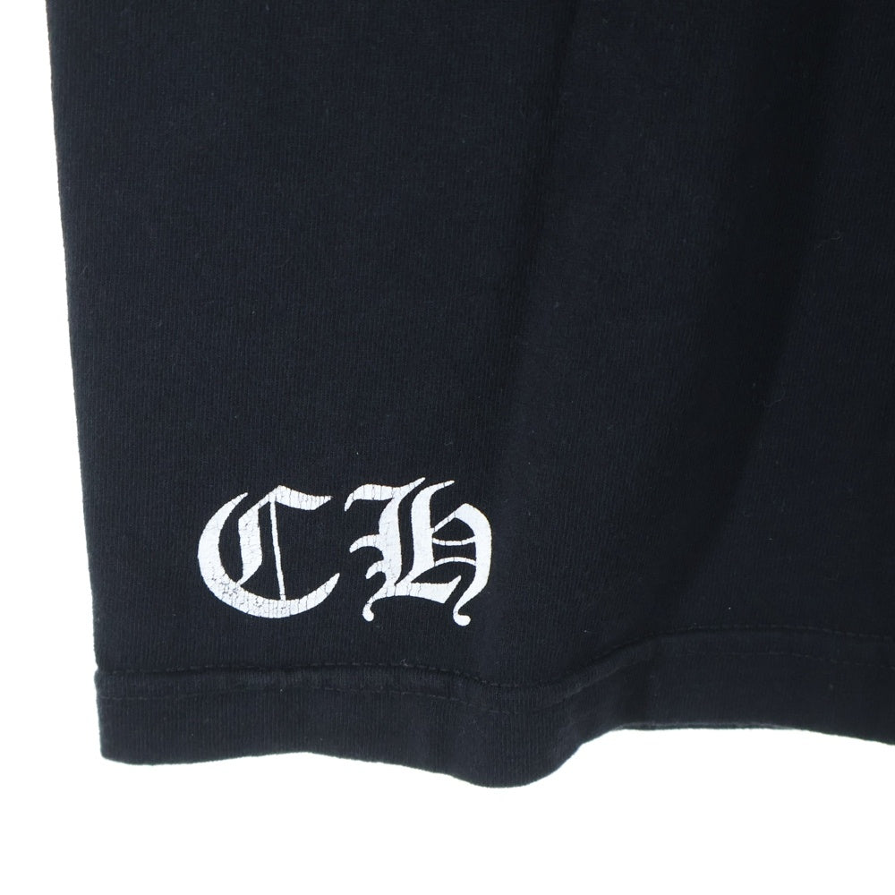CHROME HEARTS(クロムハーツ) OLD AMERICAN FLAG DAGGR アメリカンフラッグダガー プリント半袖Tシャツ ブラック