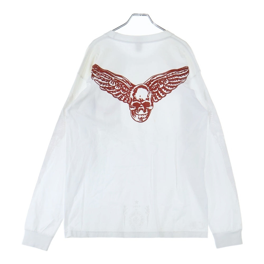 CHROME HEARTS(クロムハーツ) OLD FOTI L/S Tee オールドモデル フォティ マハリア フロント フォトプリント Tシャツ 長袖カットソー ホワイト