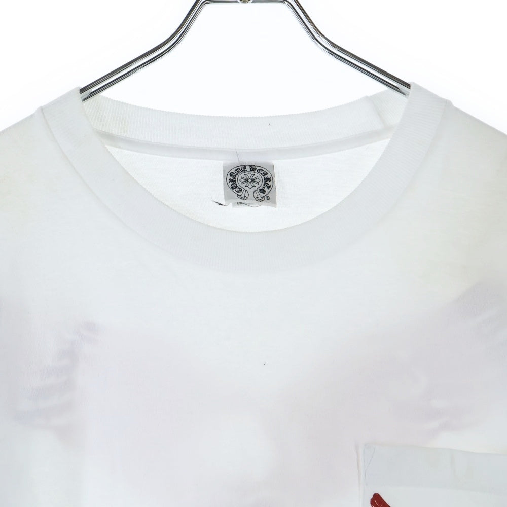 CHROME HEARTS(クロムハーツ) OLD FOTI L/S Tee オールドモデル フォティ マハリア フロント フォトプリント Tシャツ 長袖カットソー ホワイト