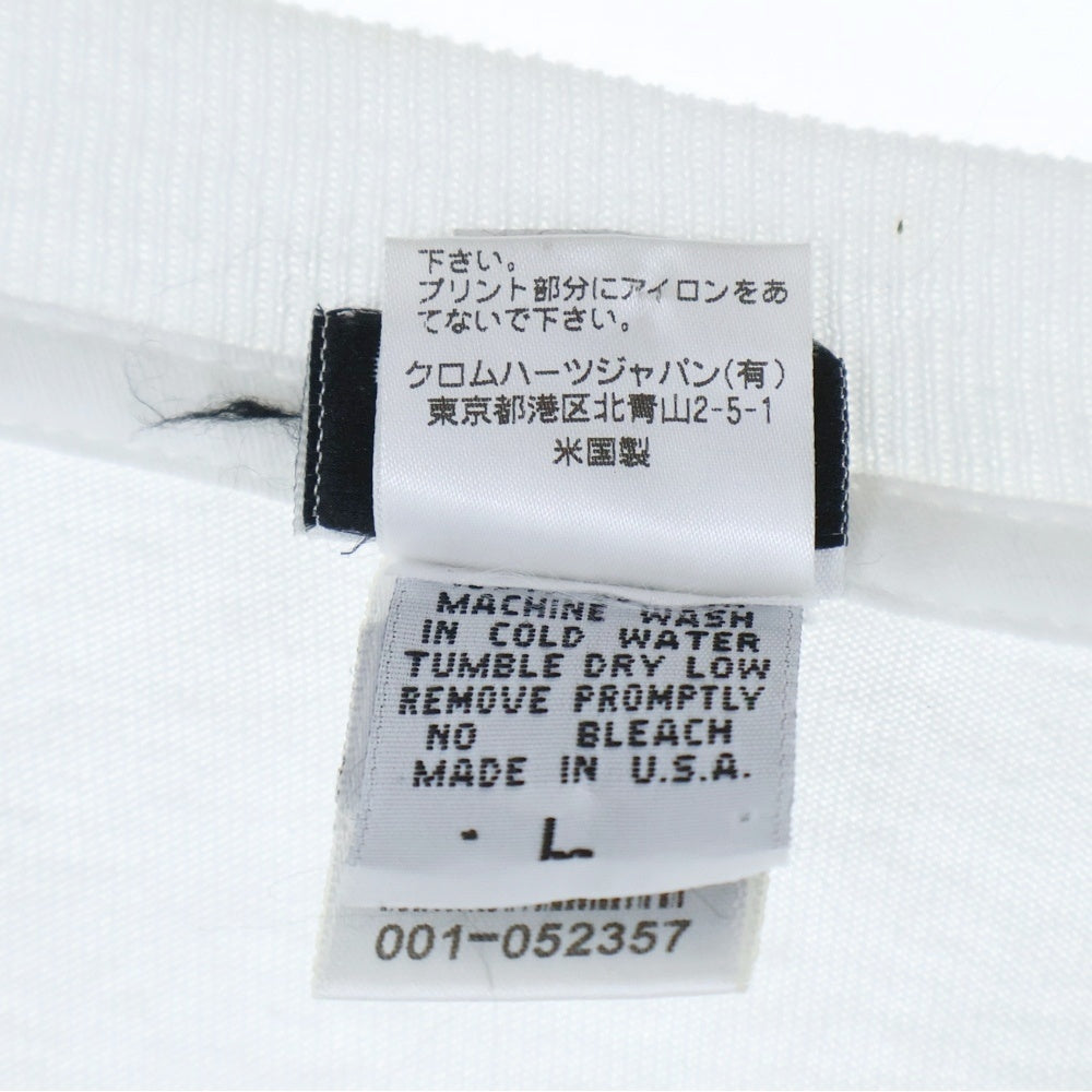 CHROME HEARTS(クロムハーツ) OLD FOTI L/S Tee オールドモデル フォティ マハリア フロント フォトプリント Tシャツ 長袖カットソー ホワイト