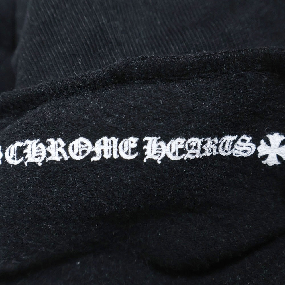 CHROME HEARTS(クロムハーツ) SWTSHRT HD ZIP バックホースシューアームフローラルジップパーカー ブラック