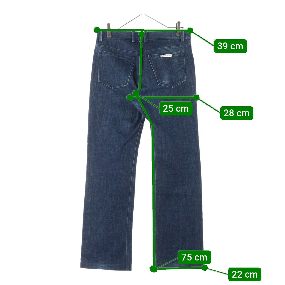 CHROME HEARTS(クロムハーツ) DENIM STRAIGHT PANTS 5POCKET デニムストレートパンツ5ポケット インディゴ