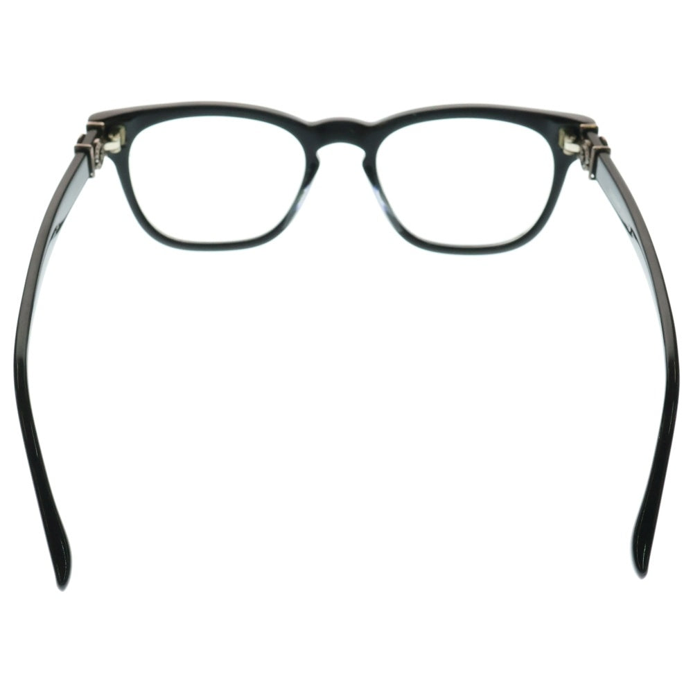CHROME HEARTS(クロムハーツ) LOUVIN CUP ホースシューテンプル ボストンフレームサングラス アイウェア 眼鏡 ブラック/シルバー
