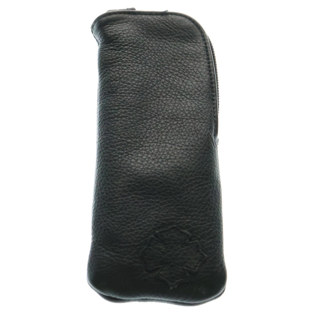 CHROME HEARTS(クロムハーツ) LOUVIN CUP ホースシューテンプル ボストンフレームサングラス アイウェア 眼鏡 ブラック/シルバー