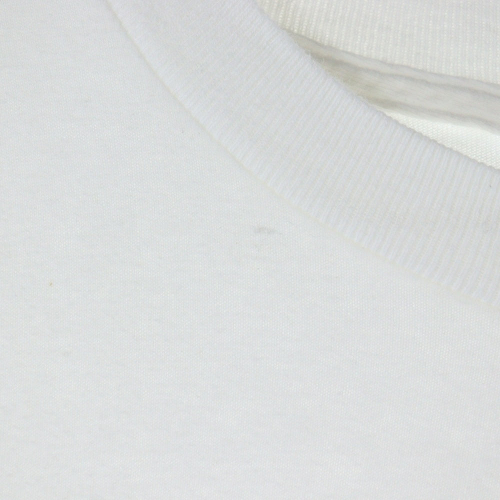 CHROME HEARTS(クロムハーツ) OLD オールドモデル フロントホースシュー刺繍 Tシャツ カットソー ブ ホワイト/レッド