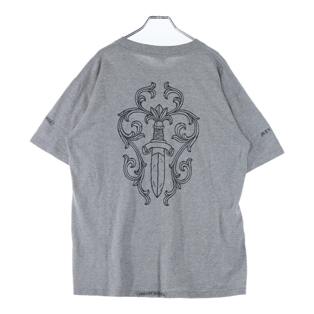 CHROME HEARTS(クロムハーツ) OLD ×max field Dagger TEE オールドモデル マックスフィールド ダガープリント 半袖Tシャツ カットソー ブラック