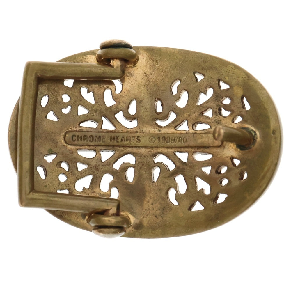 CHROME HEARTS(クロムハーツ) BCKL OVAL CRS BRNZ1.0 1.0オーバルクロス ブロンズバックル