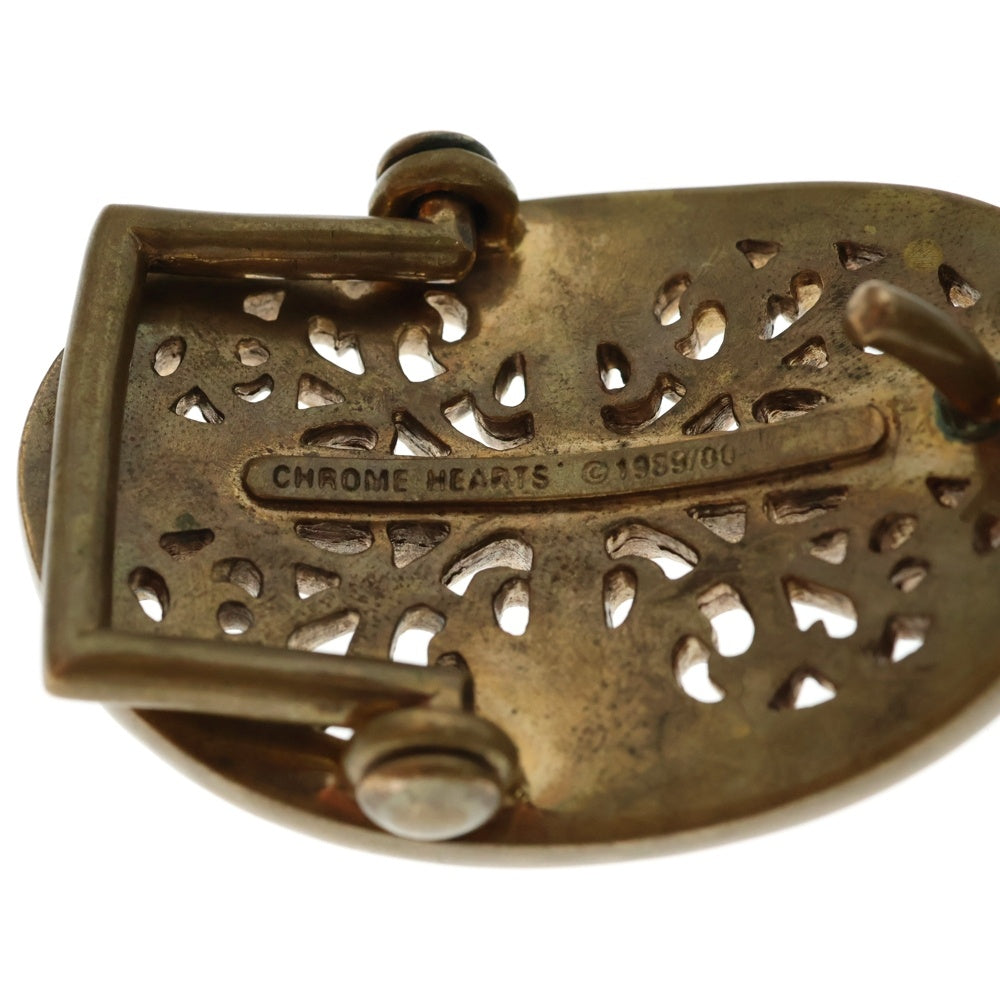 CHROME HEARTS(クロムハーツ) BCKL OVAL CRS BRNZ1.0 1.0オーバルクロス ブロンズバックル