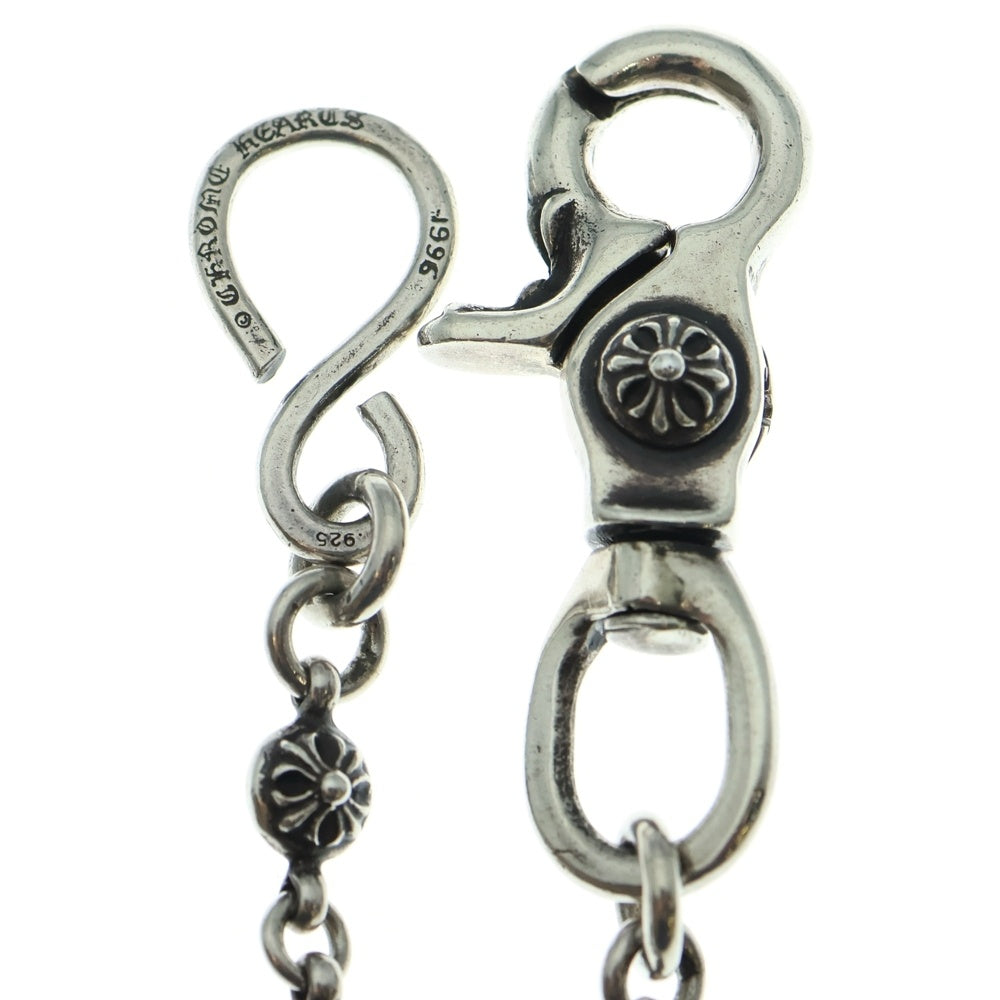 CHROME HEARTS(クロムハーツ) 1BALL EX LONG-S 1クリップエクストラロング#1クロスーボール シルバーウォレットチェーン