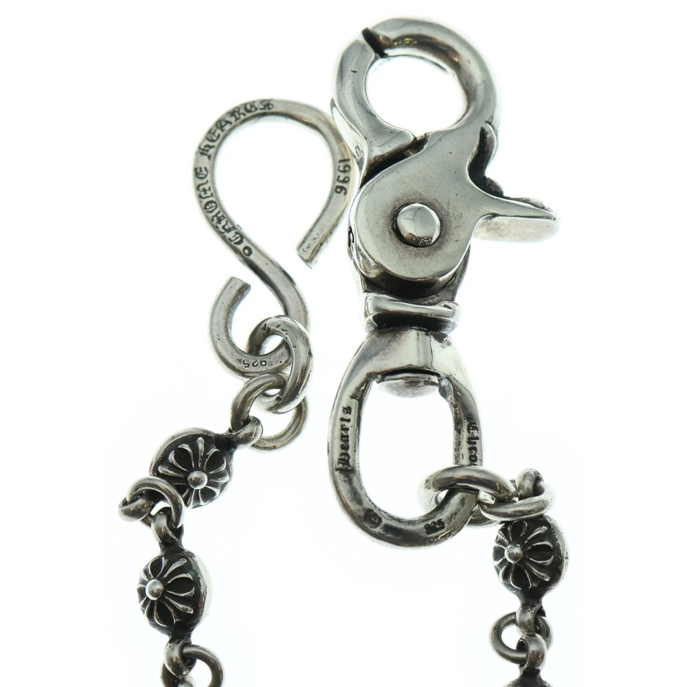 CHROME HEARTS(クロムハーツ) 1BALL EX LONG-S 1クリップエクストラロング#1クロスーボール シルバーウォレットチェーン