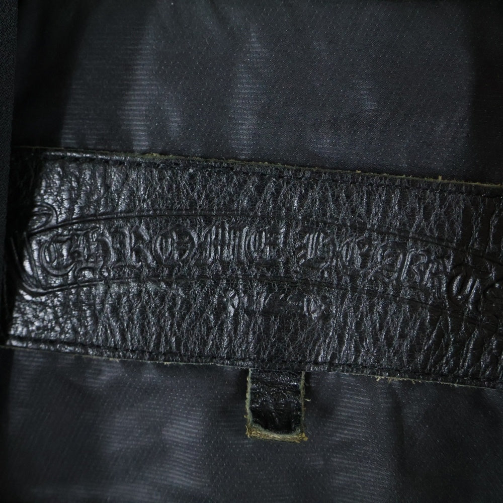 CHROME HEARTS(クロムハーツ) ダブルジップクロスボールジップナイロンブルゾン ブラック