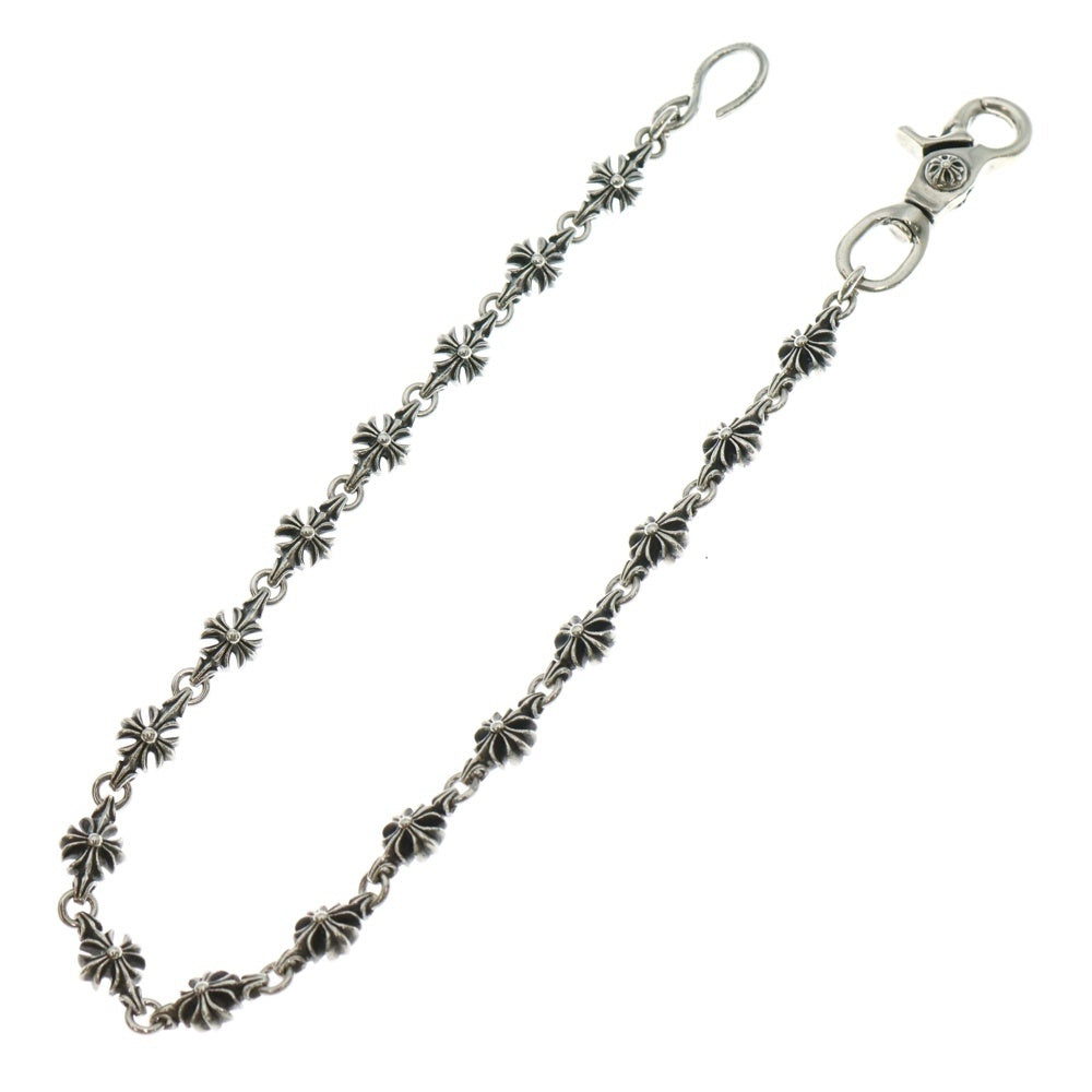 CHROME HEARTS(クロムハーツ) 4C CROSS LONG-T 1クリップカットアウトCHプラス シルバーウォレットチェーン