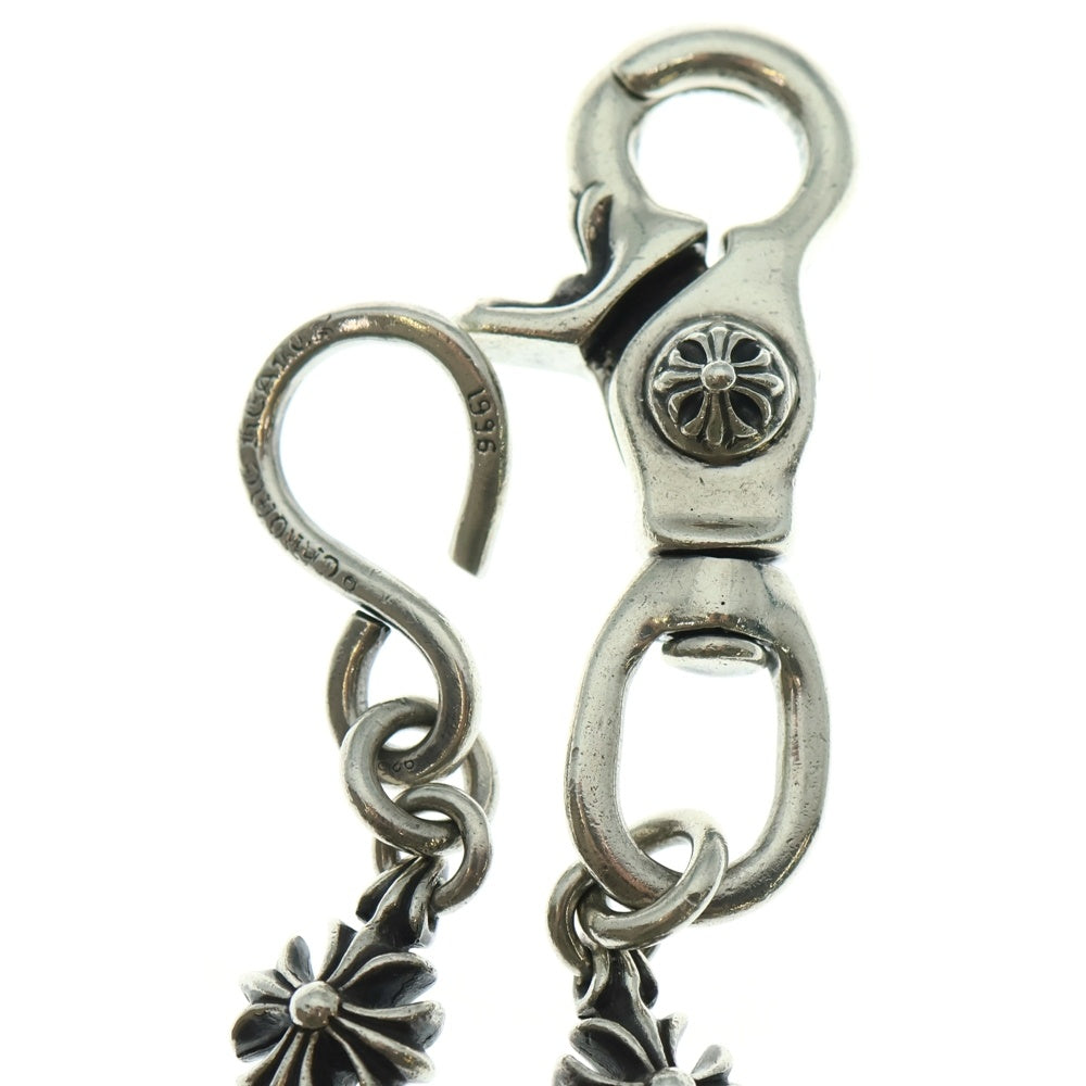 CHROME HEARTS(クロムハーツ) 4C CROSS LONG-T 1クリップカットアウトCHプラス シルバーウォレットチェーン