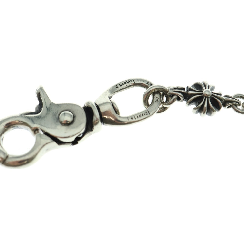 CHROME HEARTS(クロムハーツ) 4C CROSS LONG-T 1クリップカットアウトCHプラス シルバーウォレットチェーン