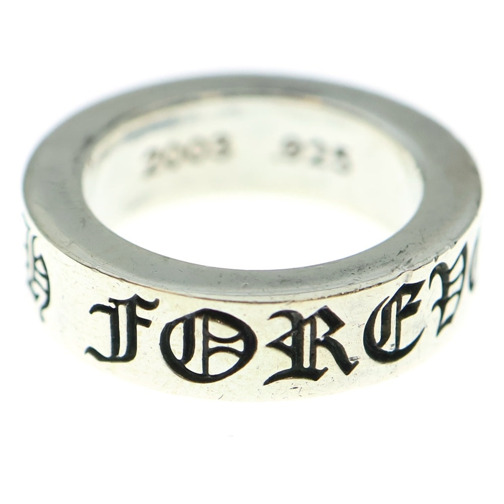 CHROME HEARTS(クロムハーツ) 6mm SPACER FOREVER 6mmスペーサーリング フォーエバーシルバー BCA337