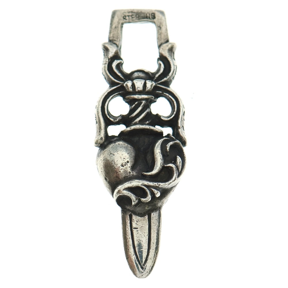 CHROME HEARTS(クロムハーツ) DAGGER HEART ダガーハート ペンダントトップ シルバー BCA243