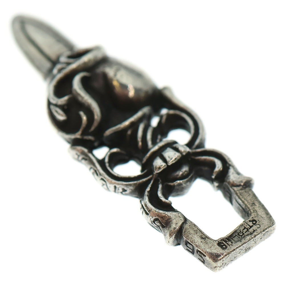CHROME HEARTS(クロムハーツ) DAGGER HEART ダガーハート ペンダントトップ シルバー BCA243