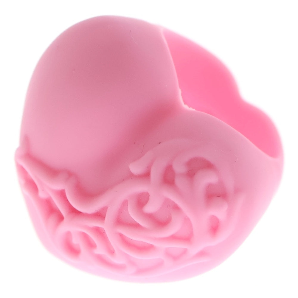 CHROME HEARTS(クロムハーツ) HEART PLSTC RING ハート シリコンラバーリング ピンク