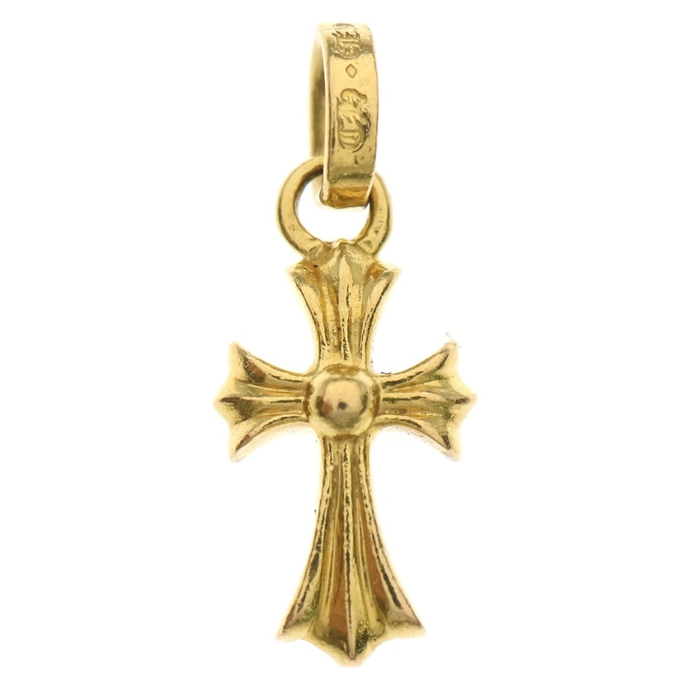 CHROME HEARTS(クロムハーツ) 22K CRS BBYFAT P/DIA ベイビーファットクロス PAVEダイヤ ペンダントトップ ゴールド BCA035