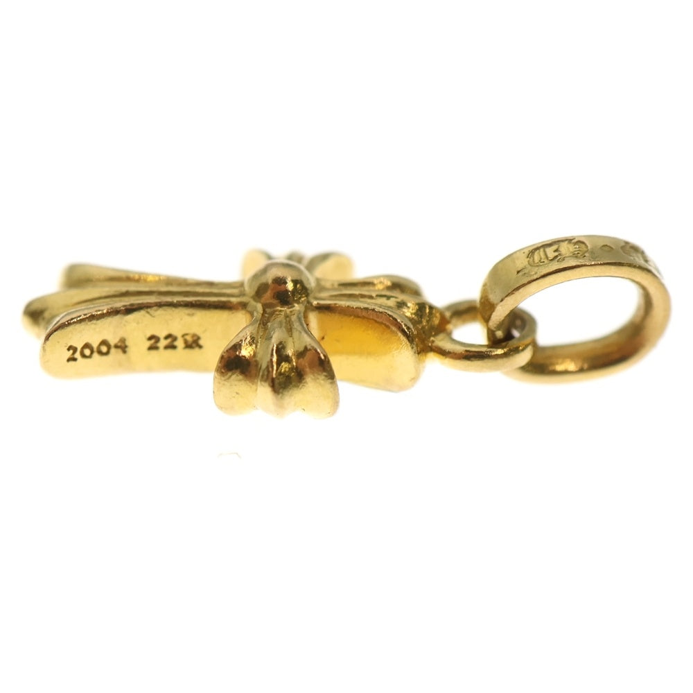 CHROME HEARTS(クロムハーツ) 22K CRS BBYFAT P/DIA ベイビーファットクロス PAVEダイヤ ペンダントトップ ゴールド BCA035