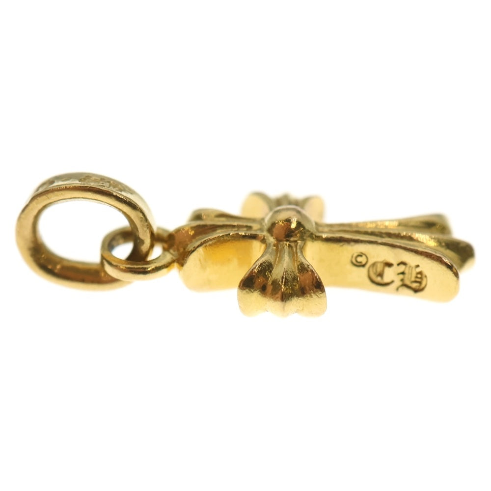 CHROME HEARTS(クロムハーツ) 22K CRS BBYFAT P/DIA ベイビーファットクロス PAVEダイヤ ペンダントトップ ゴールド BCA035