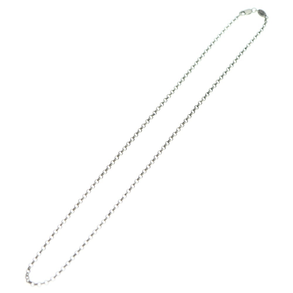 CHROME HEARTS(クロムハーツ) NECKCHAIN R16 ロールチェーンネックレス 16inch シルバー BCA082