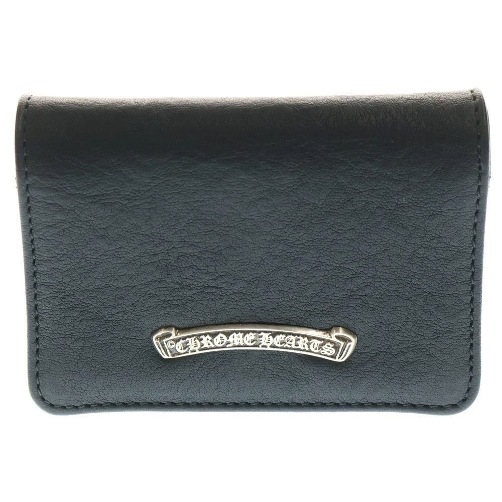 CHROME HEARTS(クロムハーツ) CRD CSE3PKTWDV1 アーチロゴプレート3ポケットレザーカードケース