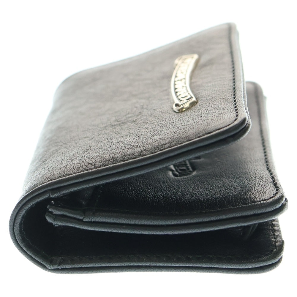 CHROME HEARTS(クロムハーツ) CRD CSE3PKTWDV1 アーチロゴプレート3ポケットレザーカードケース