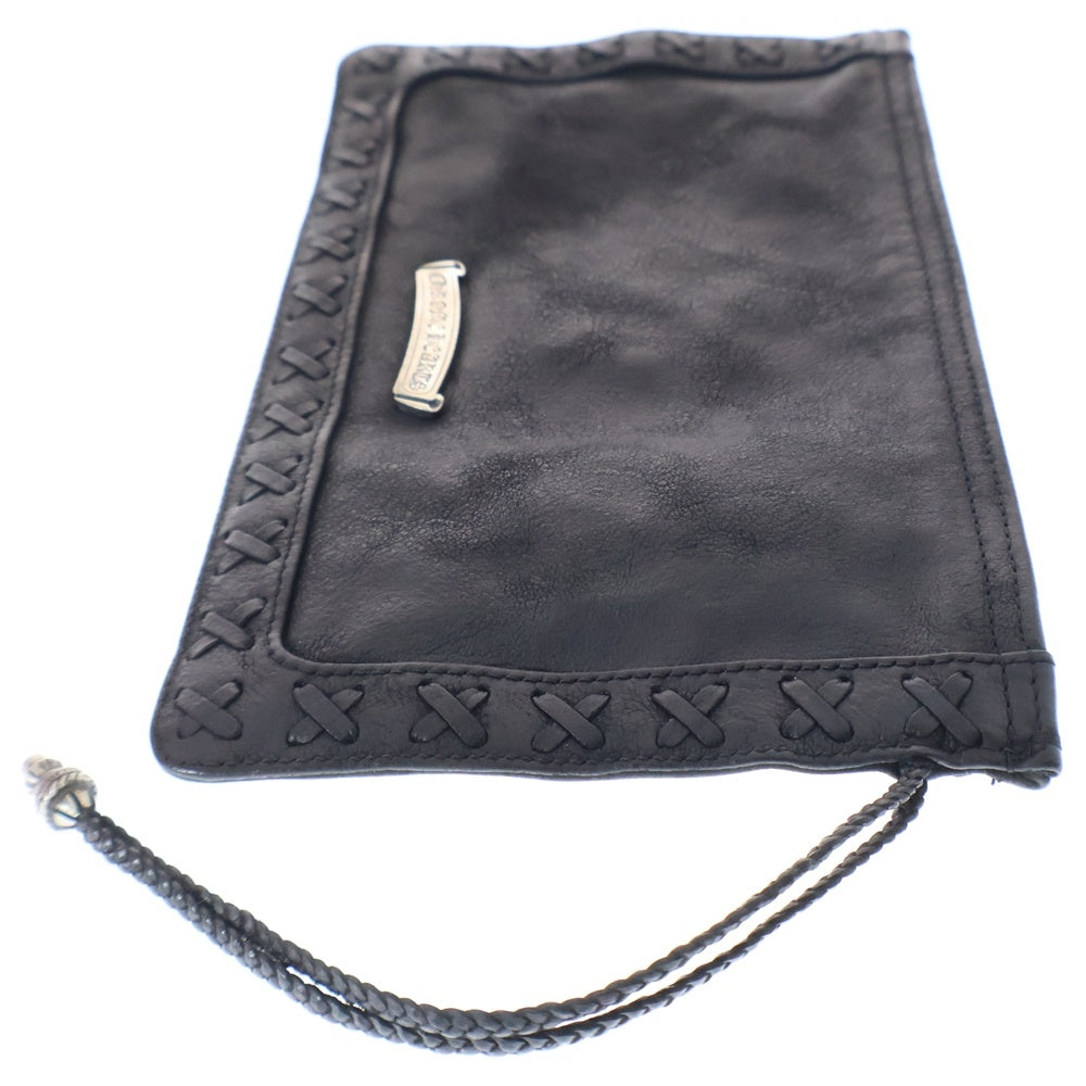 CHROME HEARTS(クロムハーツ) ストラップ付フィリグリーデストロイレザークラッチバッグクラッチバッグ