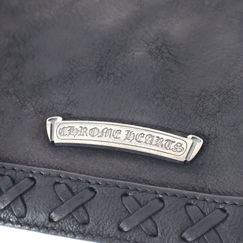 CHROME HEARTS(クロムハーツ) ストラップ付フィリグリーデストロイレザークラッチバッグクラッチバッグ
