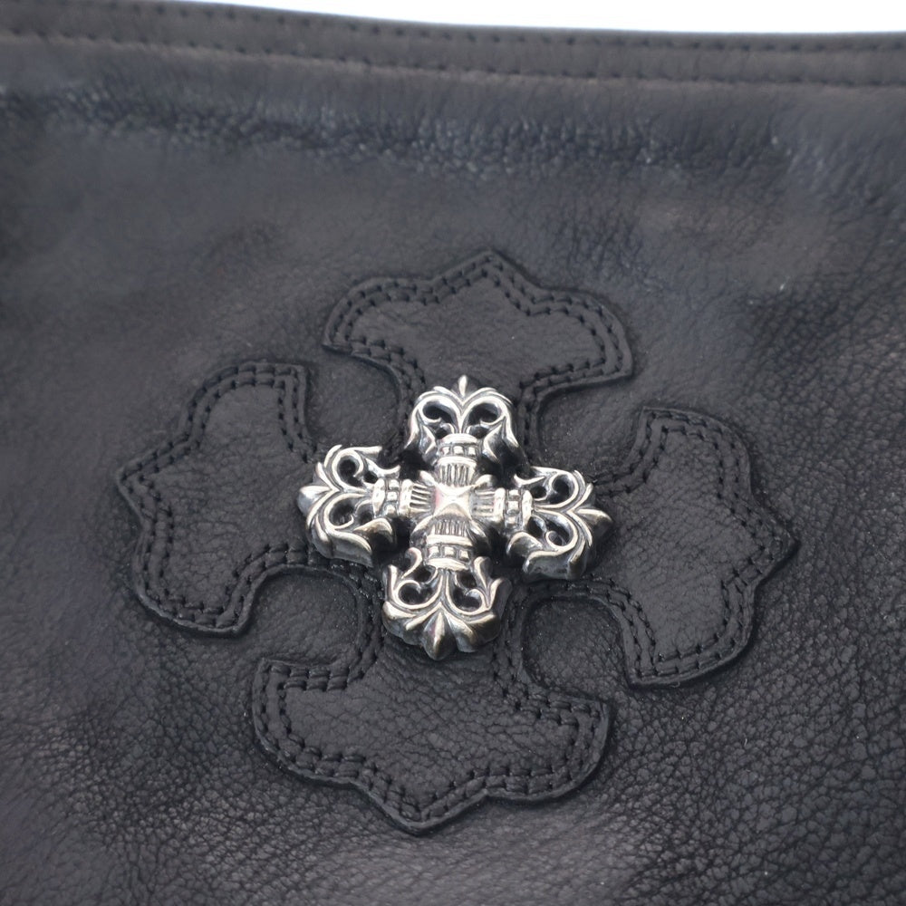 CHROME HEARTS(クロムハーツ) ストラップ付フィリグリーデストロイレザークラッチバッグクラッチバッグ