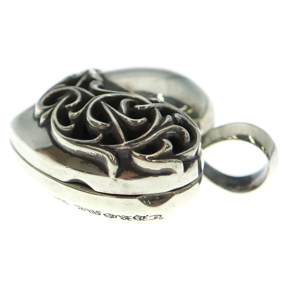 CHROME HEARTS(クロムハーツ) HEART LOCKET ハートロケット シルバーネックレストップ