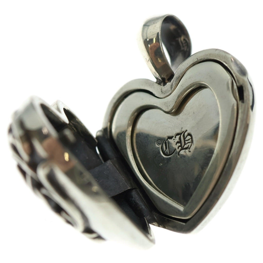CHROME HEARTS(クロムハーツ) HEART LOCKET ハートロケット シルバーネックレストップ
