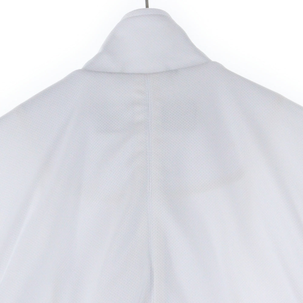 CHROME HEARTS(クロムハーツ) Track Jacket ダガージップ アームロゴプリント レザー切替カシミヤ混 トラックジャケット ホワイト