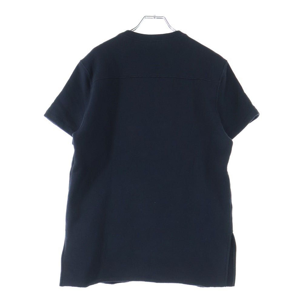 CHROME HEARTS(クロムハーツ) Y NOT Cemetery Cross Leather Patch Sweat Tee セメタリークロスパッチ 半袖スウェットTシャツ ブラック