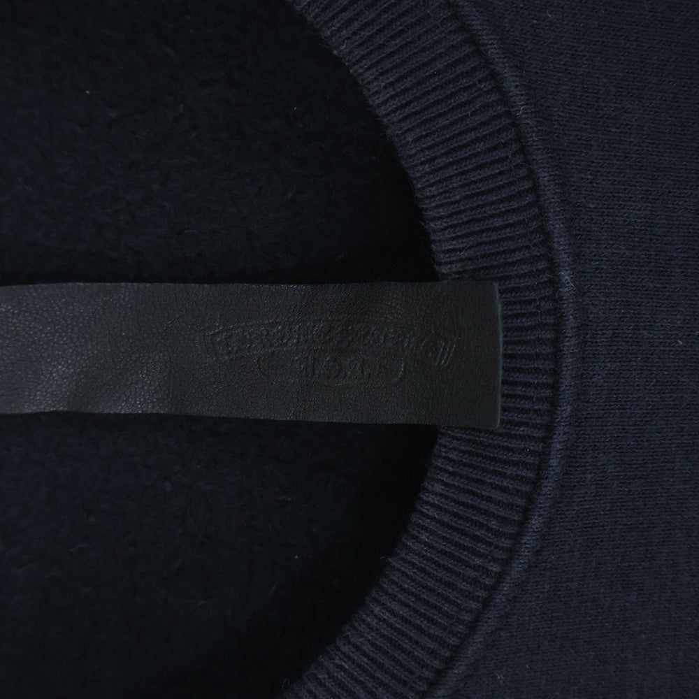 CHROME HEARTS(クロムハーツ) Y NOT Cemetery Cross Leather Patch Sweat Tee セメタリークロスパッチ 半袖スウェットTシャツ ブラック