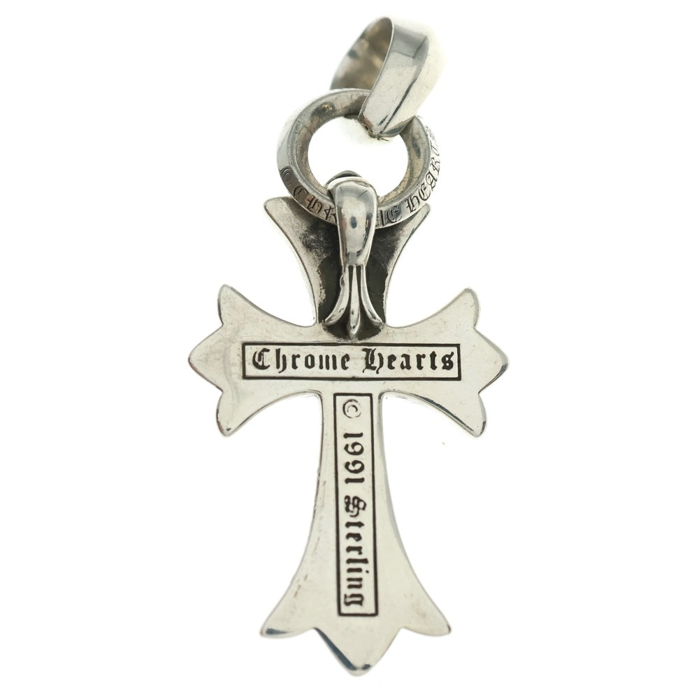 CHROME HEARTS(クロムハーツ) CH CRS SML W/BALE Wベイル スモールCHクロス ペンダントトップ シルバー BCA218