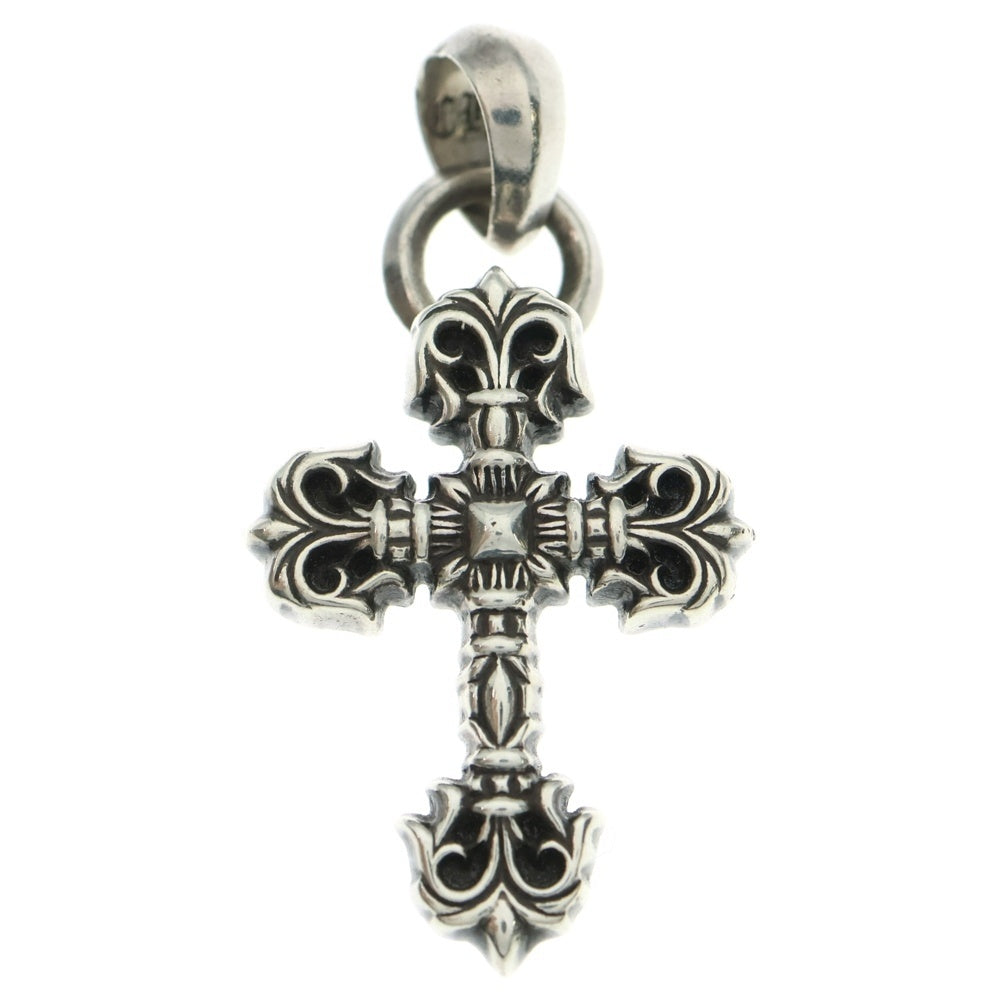 CHROME HEARTS(クロムハーツ) FILIG CROSS-XSM W BALE フィリグリークロスXSベイル wベイル シルバーネックレストップ